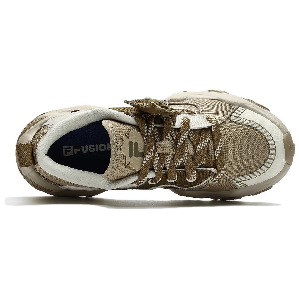 Женские кеды Fila FUSION STARFISH CANVAS (оливковые) — фото 3