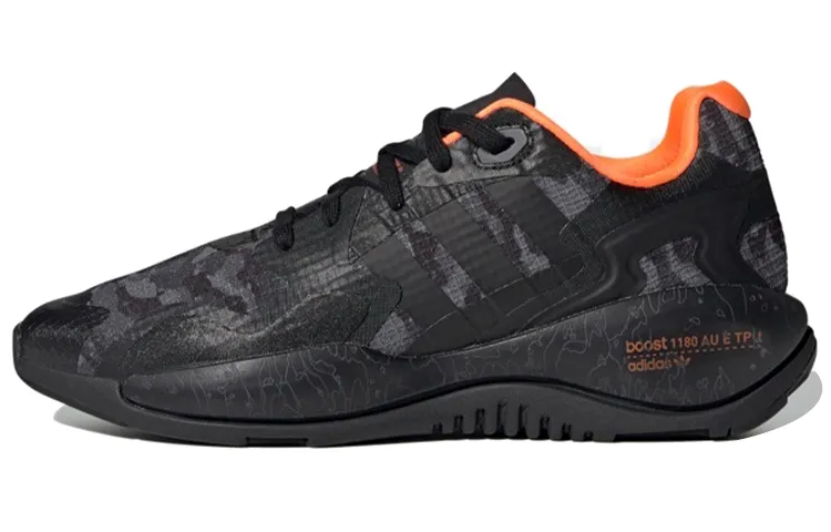Zx Alkyne Adidas Originals 'Core Black Orange'