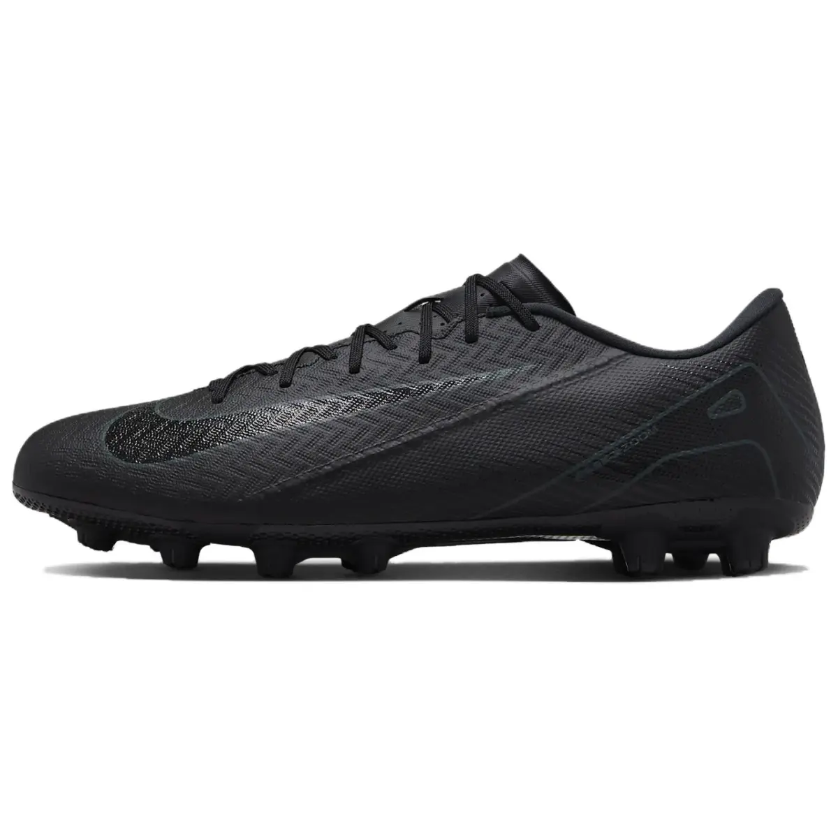 Nike Mercurial Vapor 16 HG Hard Ground Artificial Turf Slip Resistant Abrasion Resistant Soccer Shoes Unisex Black