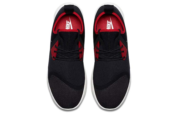 Мужские кроссовки Nike LunarCharge Essential (черно-красный) — Чёрный / красный — фото 4