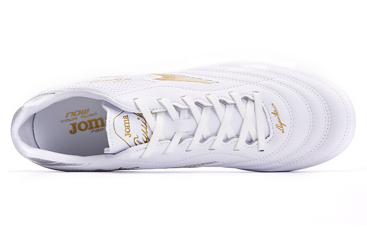Joma MG Multi Ground Synthetic Leather Non slip Lightweight Soccer Shoes Men's White