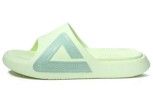 PEAK Taichi Classic Slippers Quiet Slip Resistant Odor Resistant Cushioning Slide Slippers Women's Crystal Green