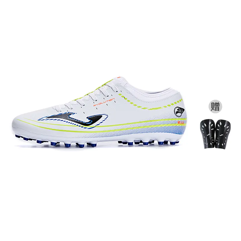 Joma Slip Resistant Abrasion Resistant Soccer Shoes Men's White