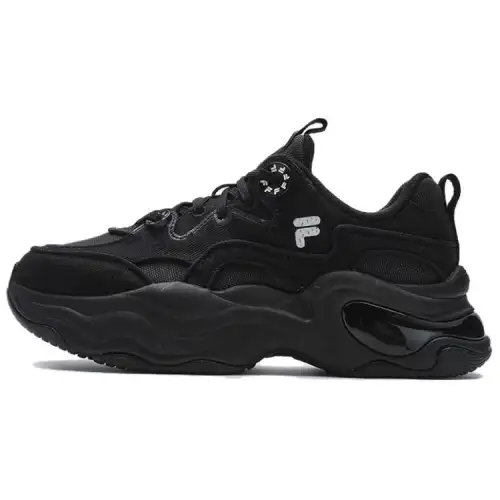 FILA FUSION BUBBLE CVS Bubbles Shoes Textile, Synthetic Leather Low top Casual Shoes Women's Black