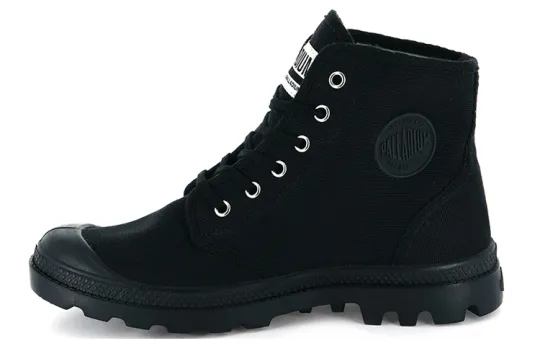 Palladium Pampa Combat Boots Women's High Top Black