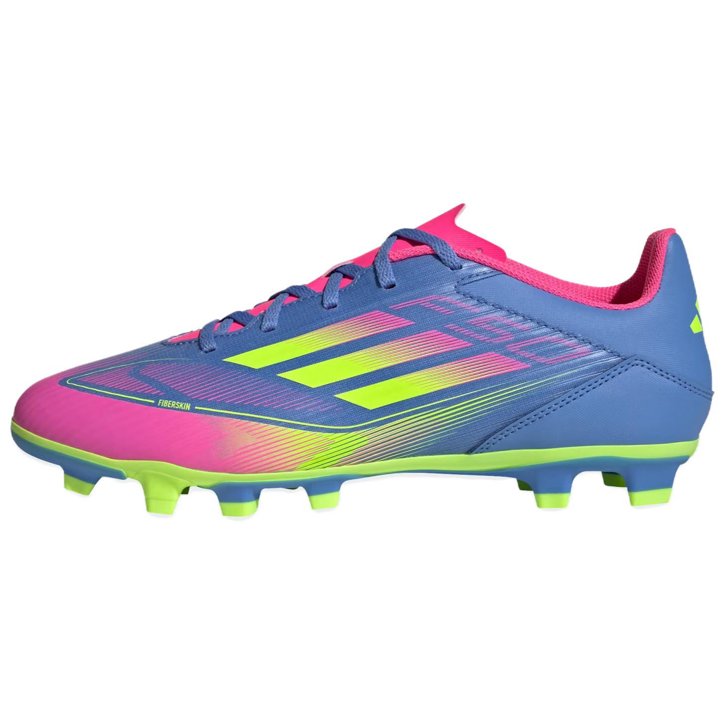 Adidas F50 Club FG/MG Blue Fusion Lucid Lemon Lucid Pink