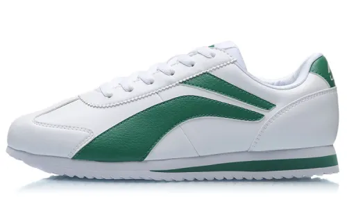 Li Ning Synthetic Leather Cushioning Lightweight Rebound Low top Casual Shoes Unisex