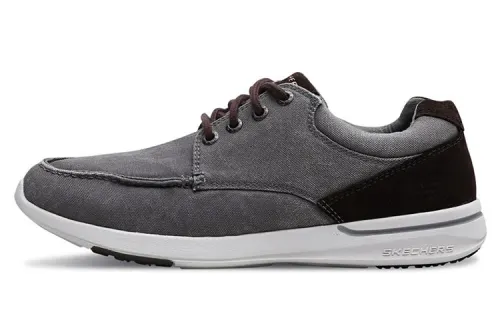 Skechers Elent Casual Shoes Men's Low Top Charcoal Gray