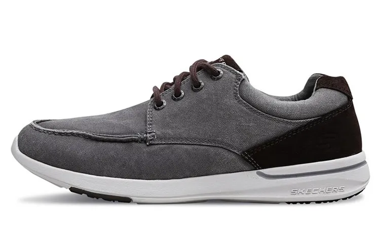Skechers Elent Casual Shoes Men's Low Top Charcoal Gray