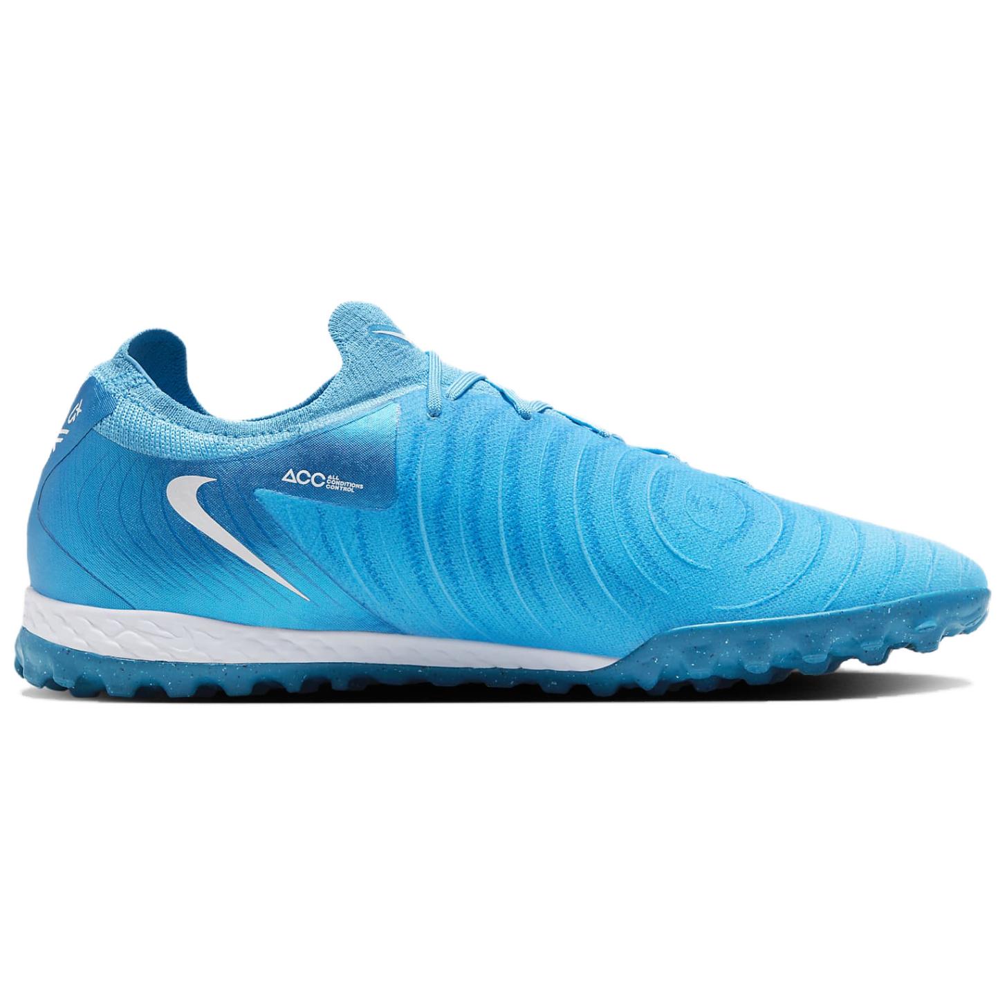 Nike Phantom GX 2 Pro AG Artificial Ground Artificial Turf Soccer Shoes Unisex Blue White