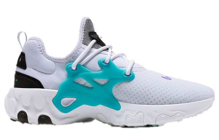 Мужские кроссовки Nike React Presto Cassette (бело-синий) — Белый / синий — фото 2