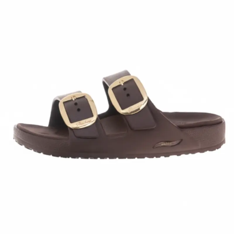 Skechers Arch Fit Odor Resistant Antibacterial Slide Slippers Women's Coffee