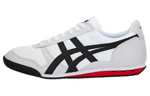 Onitsuka Tiger Ultimate 81 Cushioning Slip Resistant Abrasion Resistant Low top Casual Shoes Men's White Black Red