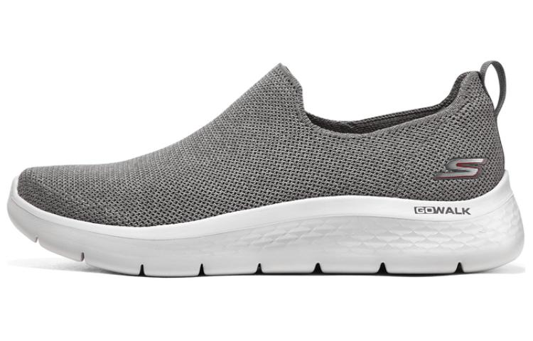 Skechers Fabric Cushioning Abrasion Resistant Cushioning, Wear Resistant Low top Casual Shoes Men’s White Gray
