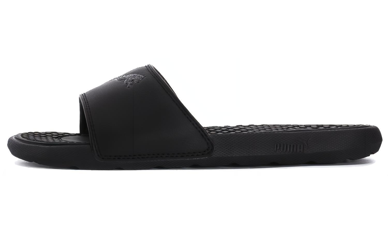 PUMA Cool Cat Sport Glitter Slipper Black/Silver Women's