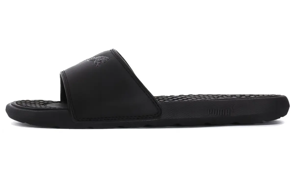 PUMA Cool Cat Sport Glitter Slipper Black/Silver Women's