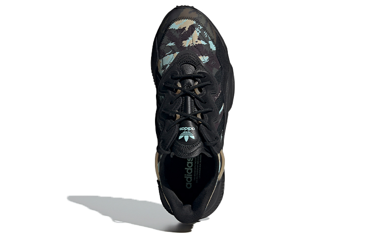 Кроссовки adidas originals Ozweego (черно-желто-синие) — фото 5