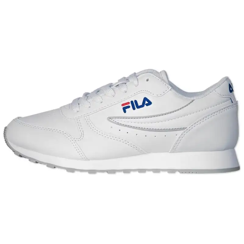 FILA Orbit Low Cushioning Abrasion Resistant Cushioning, Wear Resistant Low top Casual Shoes Women's White