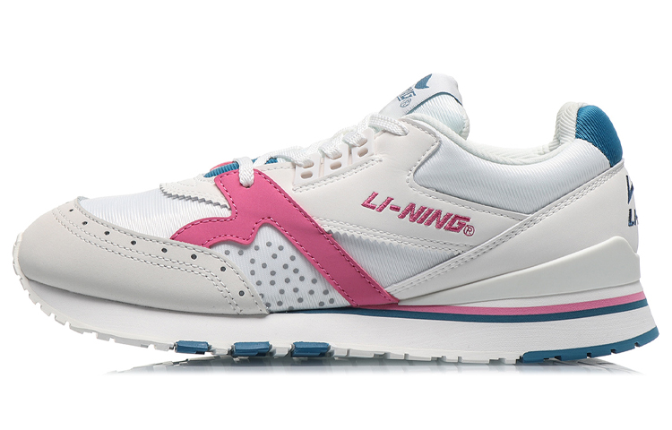 LiNing Li Ning 001 non-slip wear-resistant low-top sports and casual shoes women's white red blue