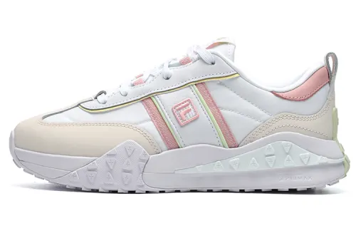 FILA Brick Comfortable Low top Casual Shoes Women's White Pink