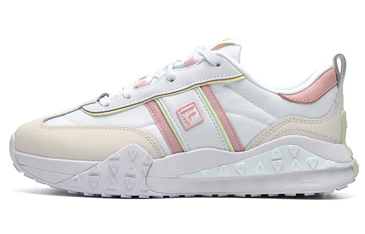 FILA Brick Comfortable Low top Casual Shoes Women's White Pink