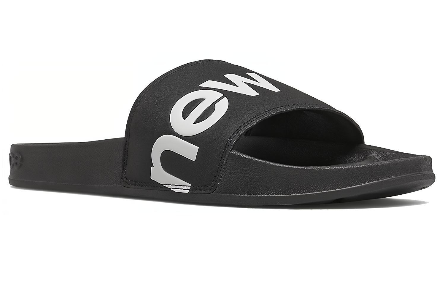 Шлепанцы New Balance New Balance NB 200 (черно-белые) — Чёрный / белый — фото 2