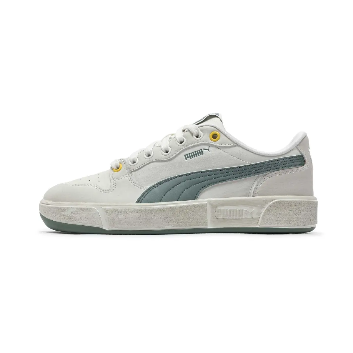 PUMA Abrasion Resistant Low top Casual Shoes Unisex White