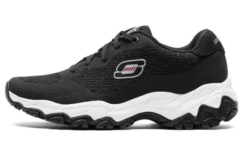 Skechers Encore Low top Sports Casual Shoes Women's Black Gray