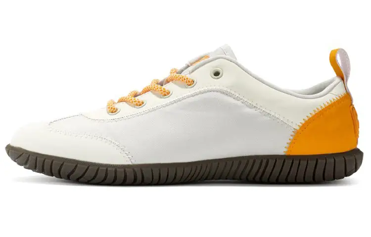 Onitsuka Tiger Tsunahiki Ap Cozy Breathable Low Top Casual Shoes/Sneakers White Orange Splicing