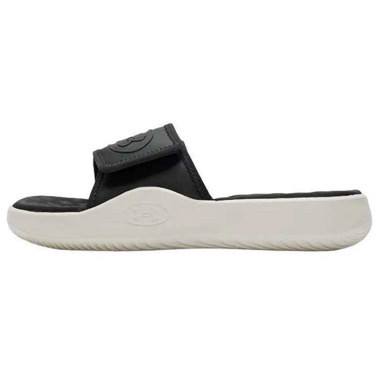 Under Armour Ignite Pro 8 Slip Resistant Slide Slippers Women's Black White