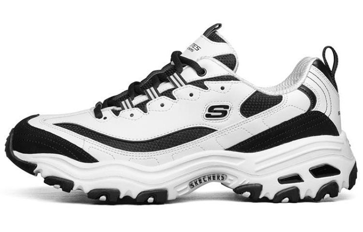 Мужские кроссовки Skechers D'LITES 1.0 (бело-черные)