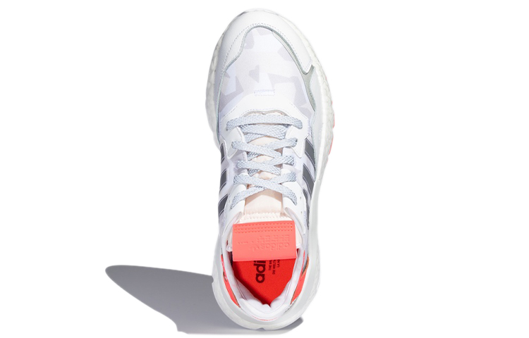 Кроссовки adidas originals Nite Jogger (бело-серо-розовые) — фото 5