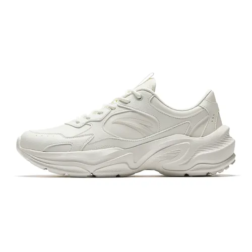 Anta Millennial Generation Slip Resistant, Abrasion Resistant, Breathable Low top Casual Shoes Men's Ivory White