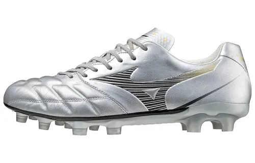 Mizuno Rebula Cup Soccer Shoes Men's Low Top Silver