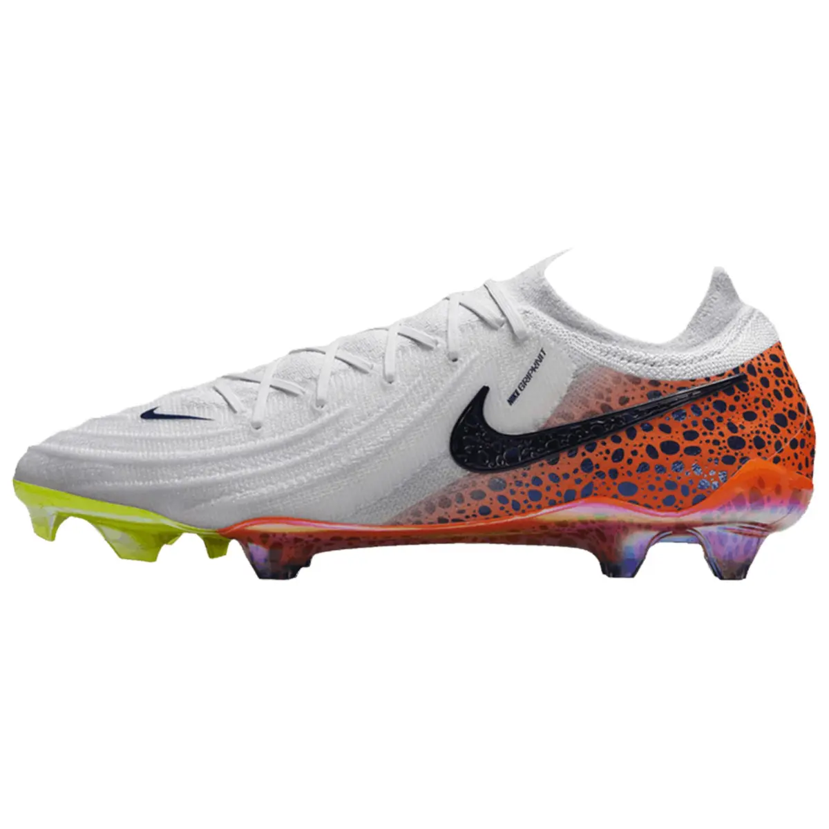 Nike Phantom GX 2 Elite Abrasion Resistant Abrasion Resistant Soccer Shoes Men's White Orange
