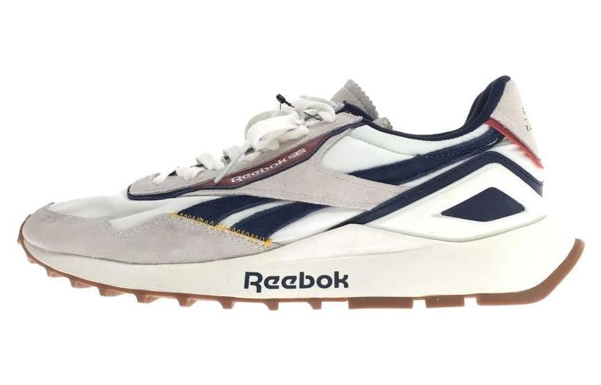 Reebok Classic Leather Legacy AZ Leather Comfortable Sports Low Top Life Casual Shoes Unisex Brown Blue