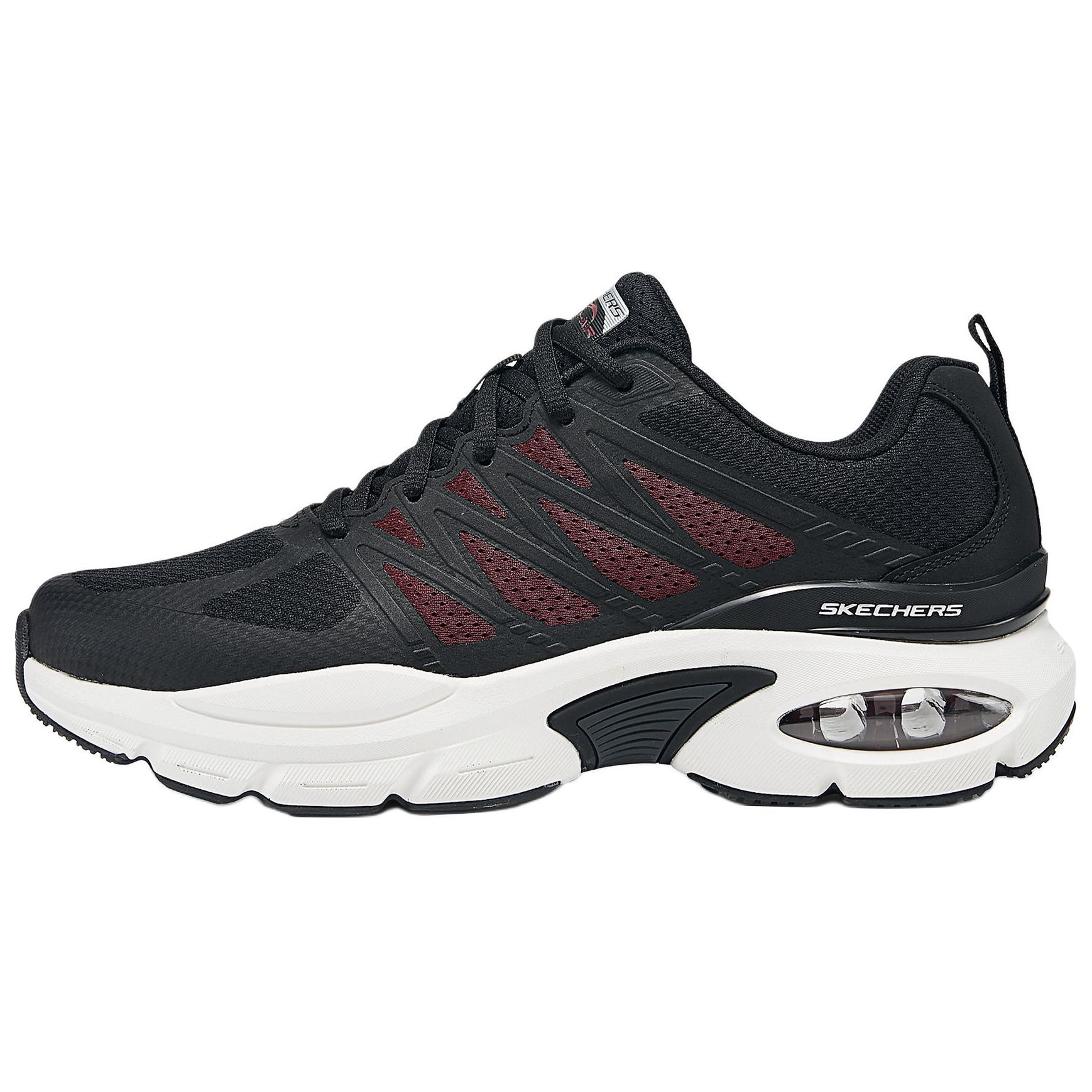 Мужские кроссовки Skechers Skech-Air Ventura (черно-красные)