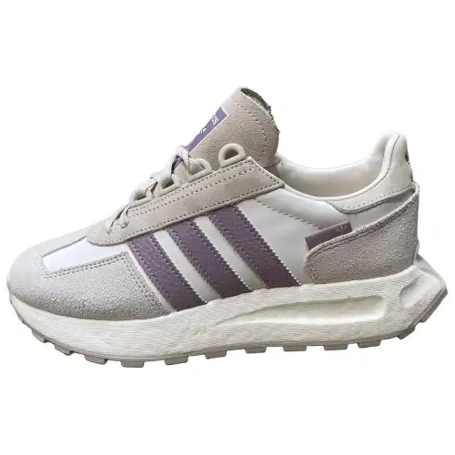 Adidas Originals Retropy E5 Comfortable Slip Resistant Abrasion Resistant Low top Casual Shoes Unisex Gray White