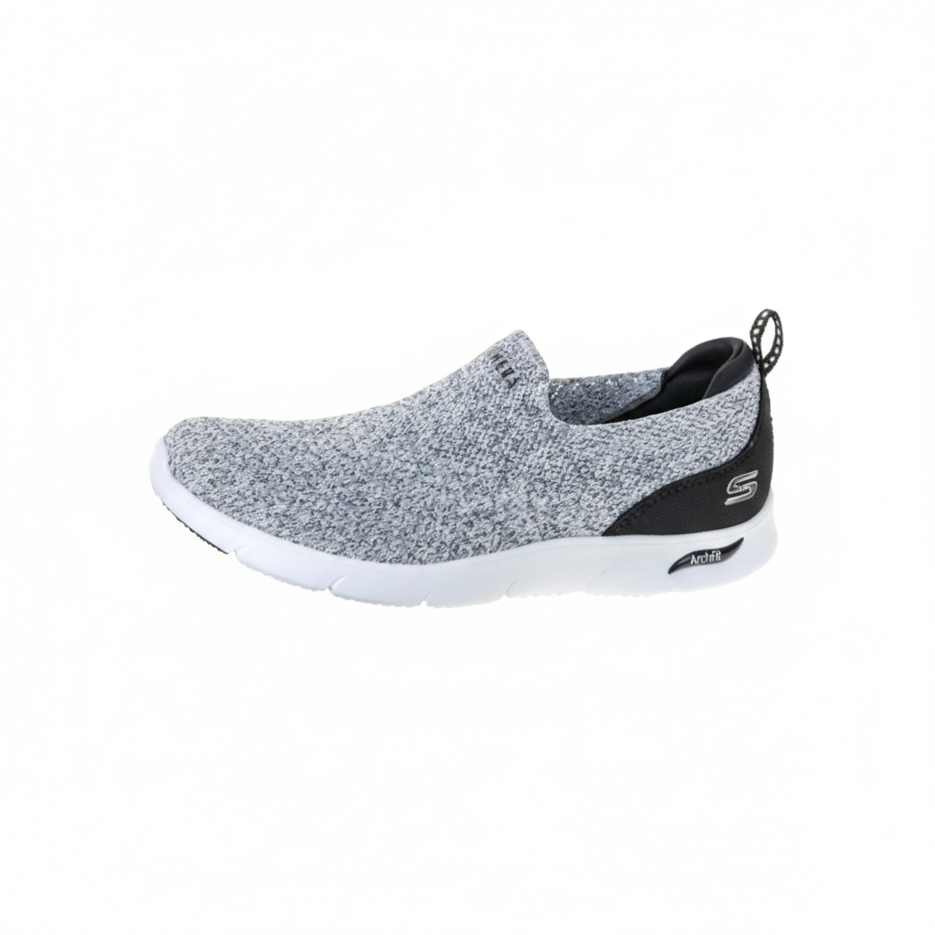 Skechers ARCH FIT REFINE Comfortable Cushioning Abrasion Resistant Waterproof Low top Casual Shoes Women's Gray