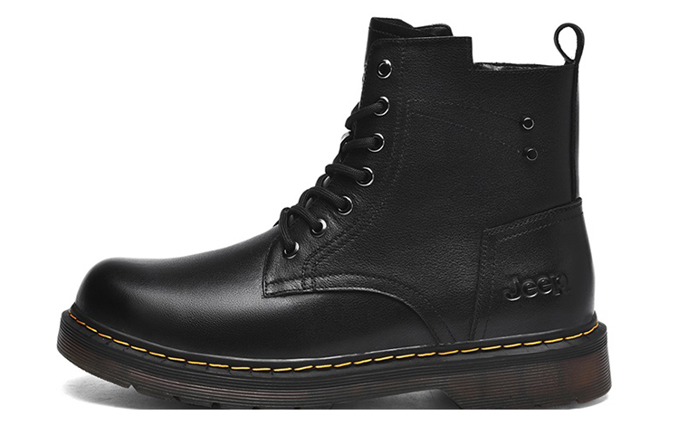 Jeep Martens, travel universal trend comfortable wear-resistant black jeep for hiking