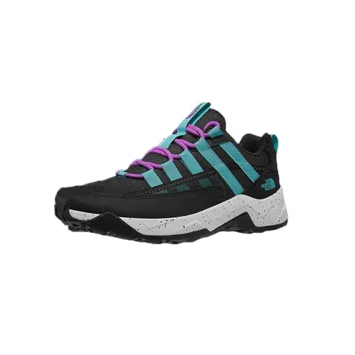 THE NORTH FACE Slip Resistant Abrasion Resistant Low top Casual Shoes Women's Black/Purple
