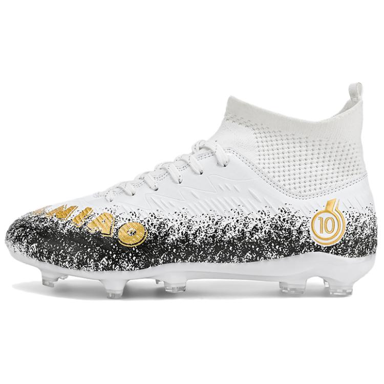 BIANSULONG Soccer Shoes Unisex Low Top Black/Gold