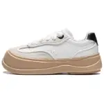 Li Ning Honey Platform Slip Resistant Abrasion Resistant Low top Casual Shoes Women's White Beige Black