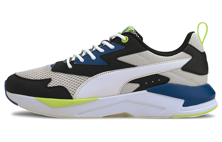 PUMA X RAY Casual Shoes Women's Low Top Black/White/Blue/Yellow