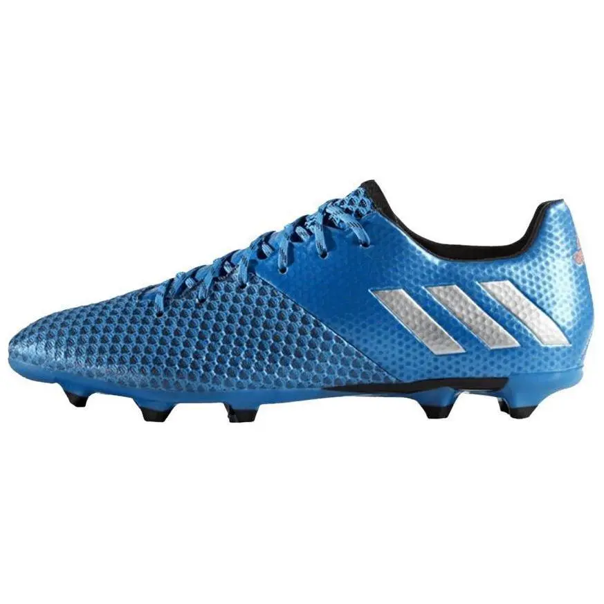 Adidas FG Firm Ground Cushioning Abrasion Resistant Cushioning, Wear Resistant Soccer Shoes Men's Blue