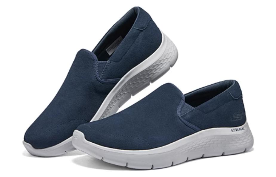 Skechers Go Walk Fle Comfortable And Lightweight Cushioning, Wear Resistant Low top Casual Shoes Men’s Marine Blue