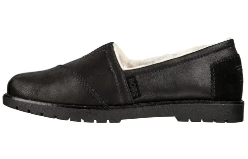 Skechers Leather Low top Casual Shoes Women's Black