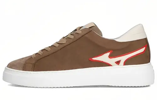 Mizuno Frau Leather Slip Resistant Abrasion Resistant Low top Sports Casual Shoes Brown