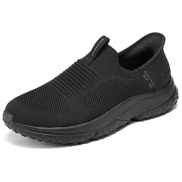 Skechers Solvano Abrasion Resistant Low top Casual Shoes Men’s Black