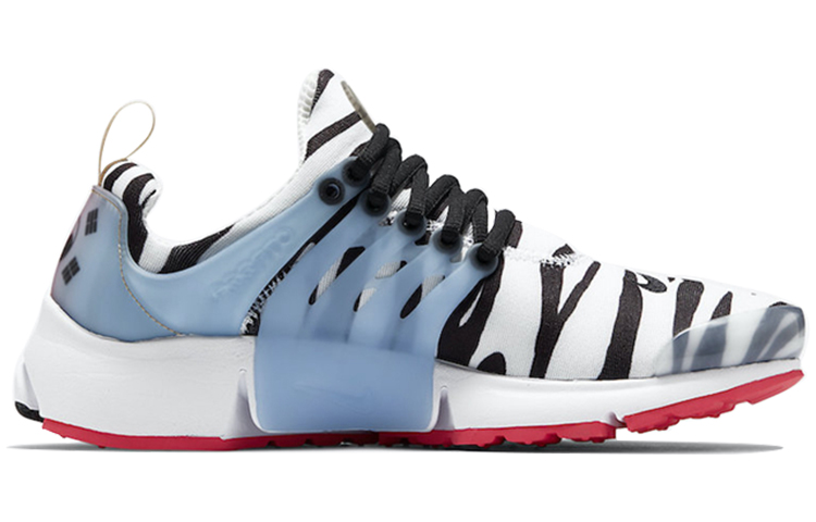 Кроссовки Nike Air Presto (черно-бело-красные) — фото 3